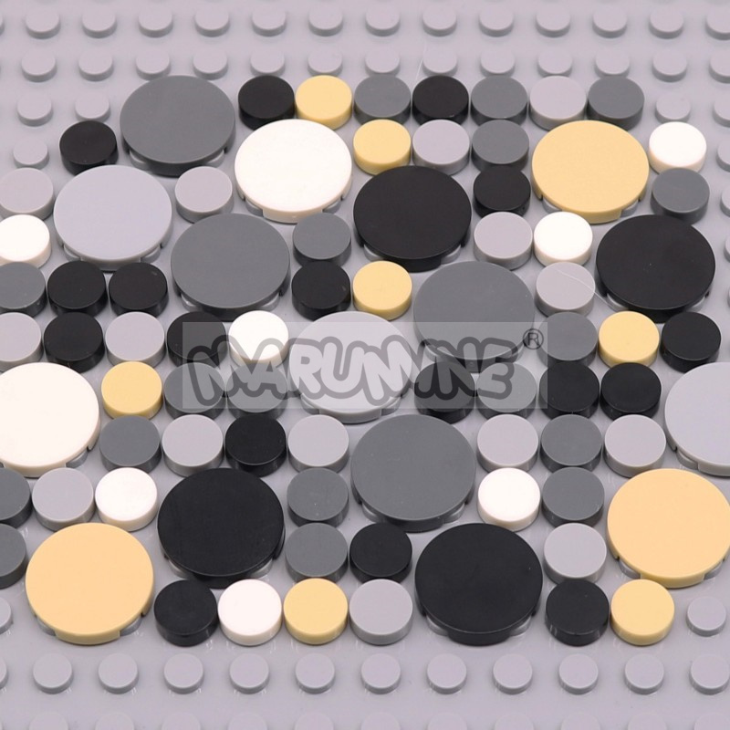 Lego Set City - 350 STKS Ronde Tegelblokken 1x1 2x2
