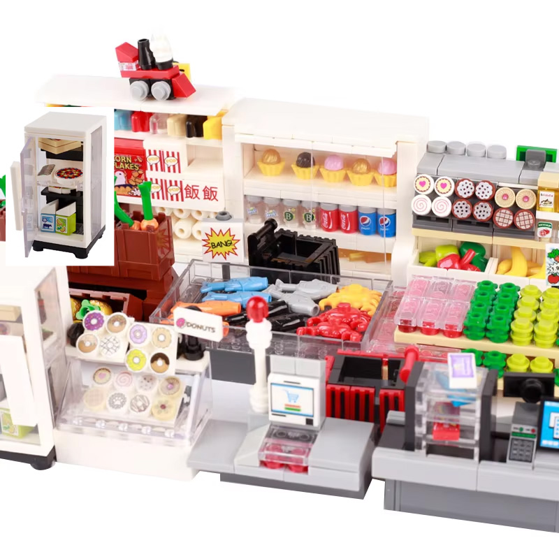 MOC City Food Bouwstenen Groen - Lego Set City recensie en prijs