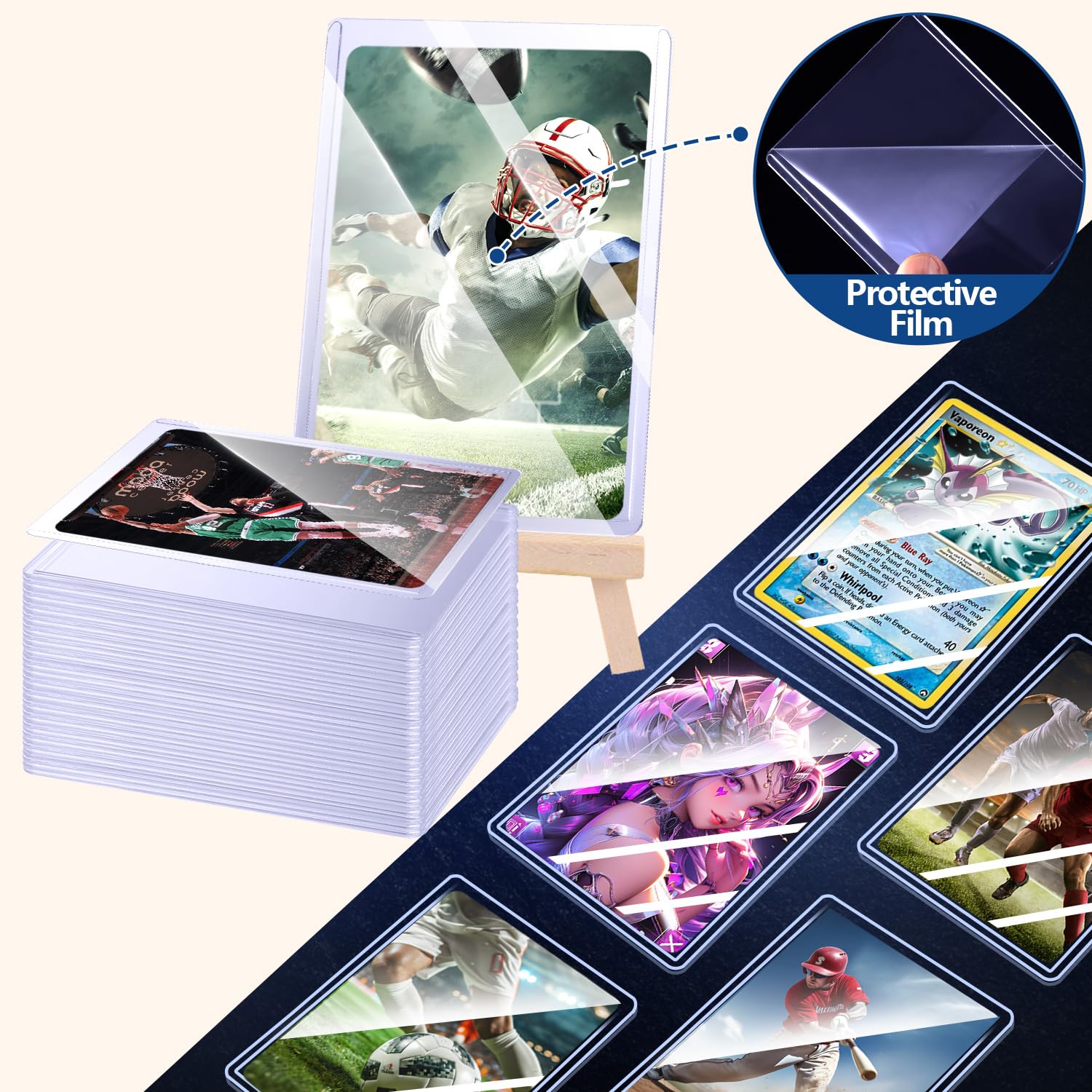 25-50 Stuks Harde Kaart Mouwen - Card Penny Sleeve recensie en prijs